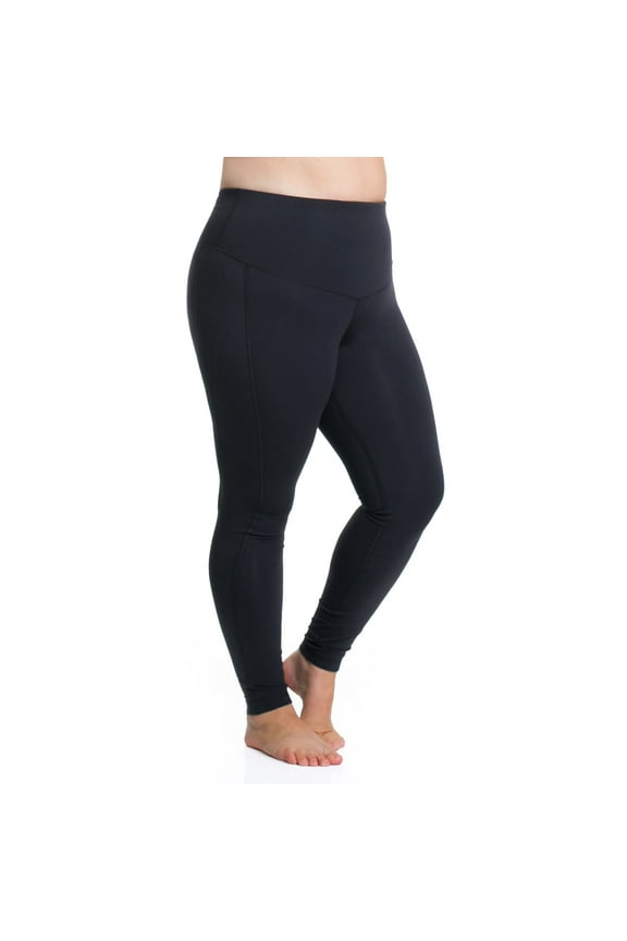 Basic Compression Legging, Women's Plus Black 14/16