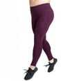 thumbnail image 1 of Rainbeau Curves Basic Compression Legging, Women's Plus Plum 18/20, 1 of 3