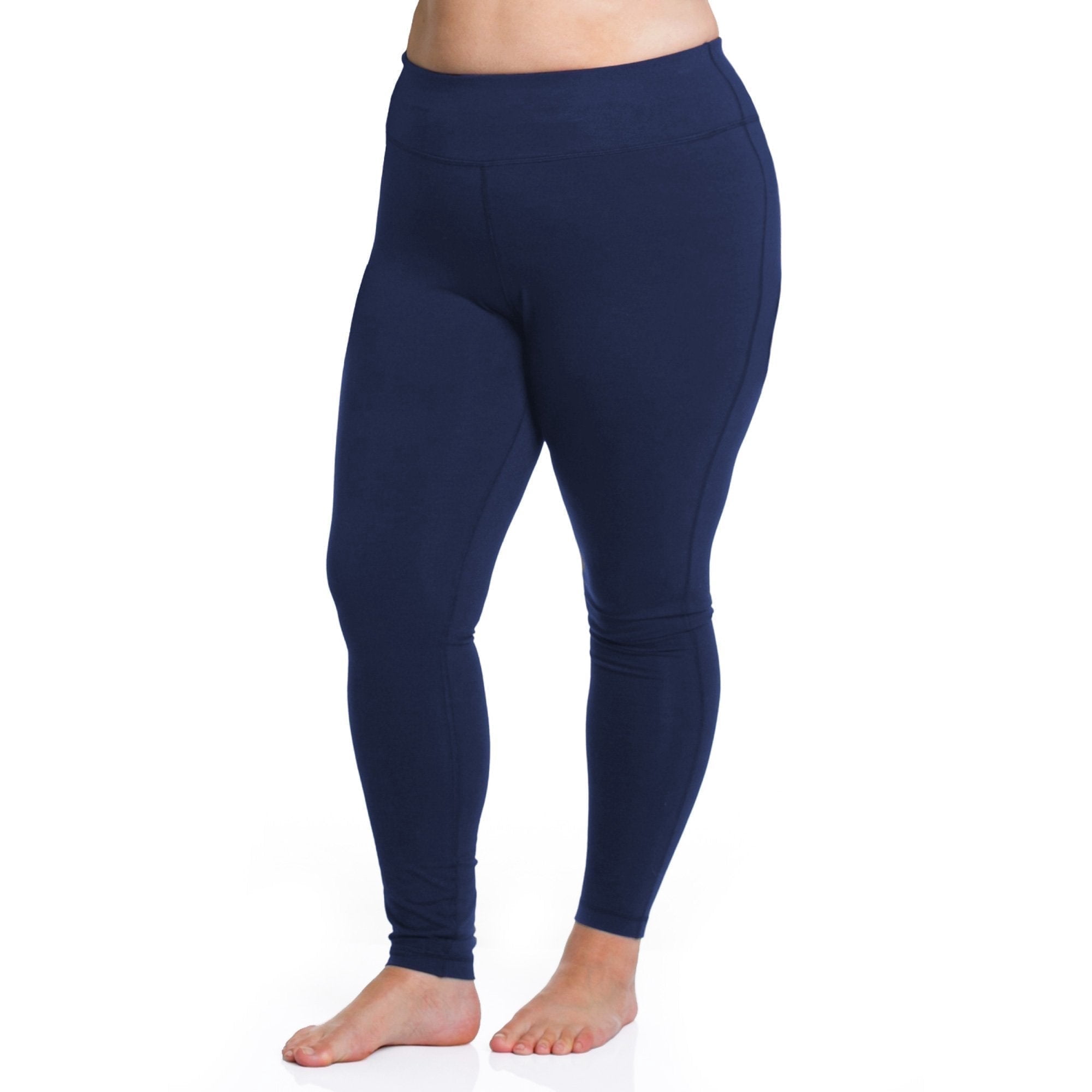 Rainbeau Curves Women's Plus-Size Compression Leggings - High-Waisted Performance Leggings With Moisture-Wicking Fabric