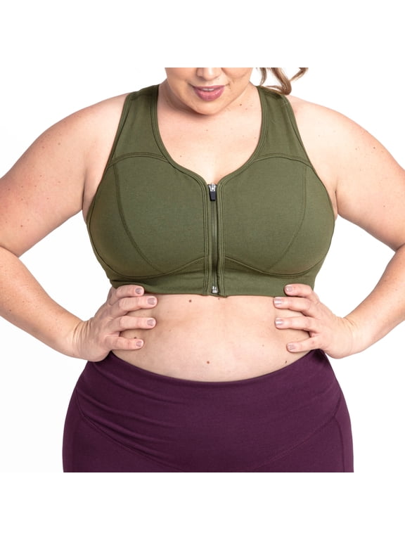 Zip Front Bra
