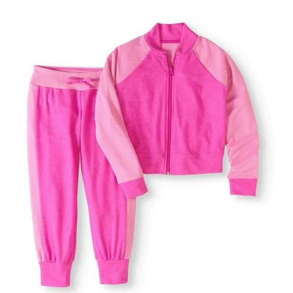 Rainbeau Girls' Tech Fleece Track Suit Size L