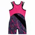 thumbnail image 1 of Rainbeau Moves Girls Dance & Gymnastics Metropolis Print Biketard, XS-XL, 1 of 5