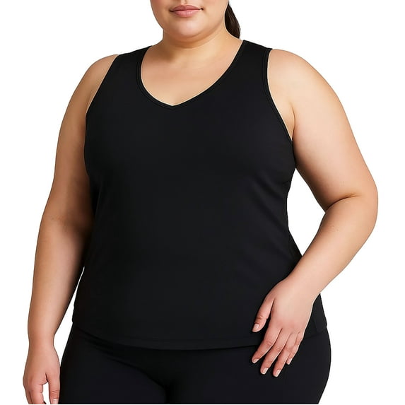 Rainbeau Women's Plus V-Neck Tank