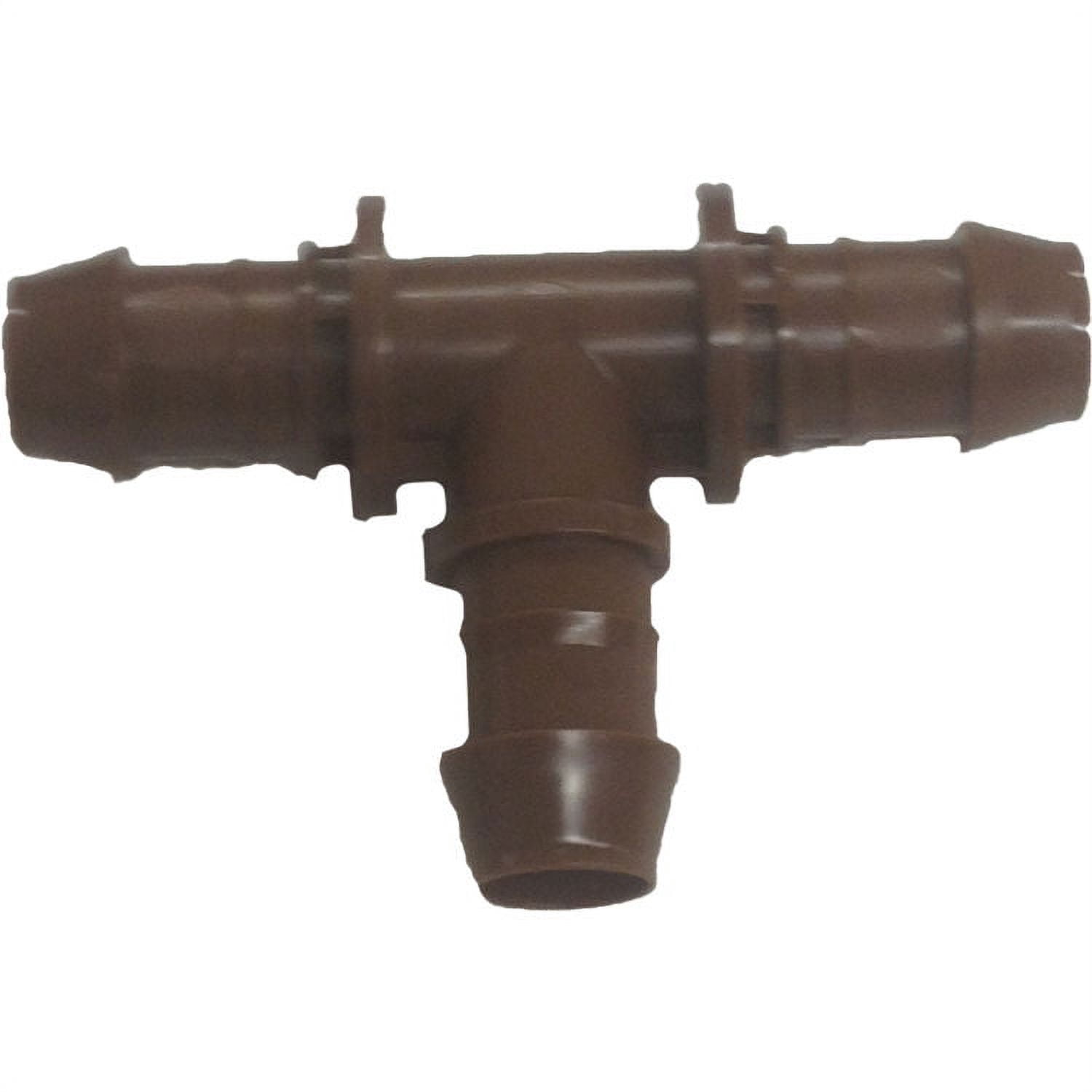 Rainbird Xfftee X36373 – Te Estriada De 17 Mm Para Tubería XF Y Polietileno, Pack De 10 Unidades, Conexión Por Inserción Sin Abrazaderas
