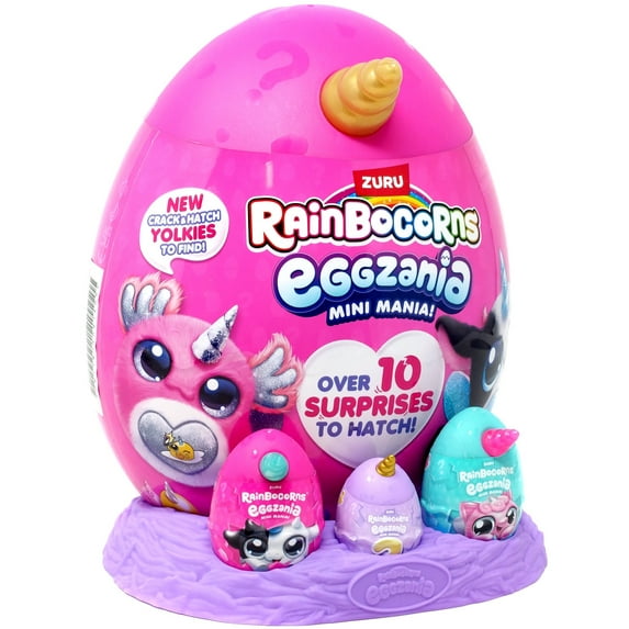 Rainbocorns Eggzania Mini Mania! Mystery Egg Plush (Gold)
