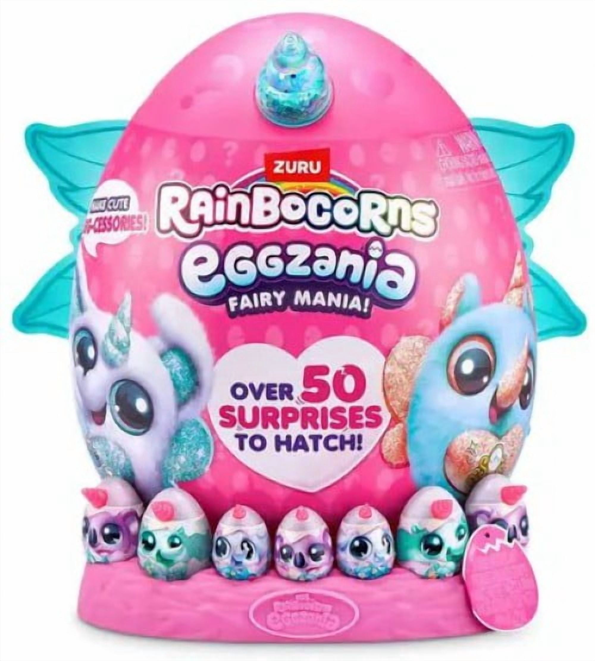 Rainbocorns FAIRY Mania! Teal Mystery Egg Plush (Over 50 Surprises