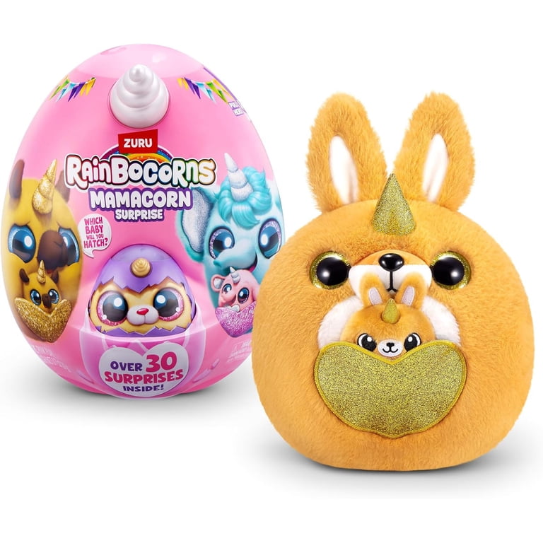 Rainbocorns Mamacorn Surprise Kangaroo Mystery Slow Rise Plush