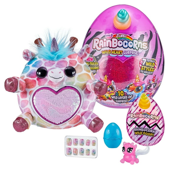 Rainbocorns Sequin Surprise Plush in Giant Mystery Egg by ZURU
