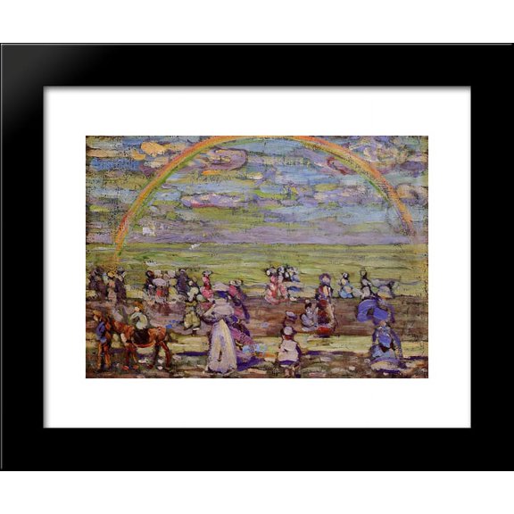 Rainbow 20x24 Framed Art Print by Prendergast, Maurice