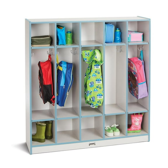 Rainbow 5 Section Coat Locker