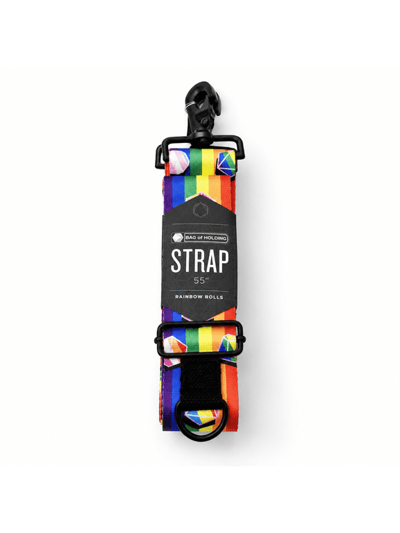 Rainbow 55-inch Nylon Luggage Strap for Messenger Purses Cross-body Bags