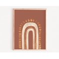 thumbnail image 1 of Rainbow Abstract Print, Home Decor Decor, Brown Earth Print, Shapes Wall Art, Abstracts Wall Art Wall Art, Modern Wall Decor, 8x12 UNFRAMED, 1 of 2