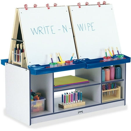 Rainbow Accents 4 Station Easel-Color:Navy