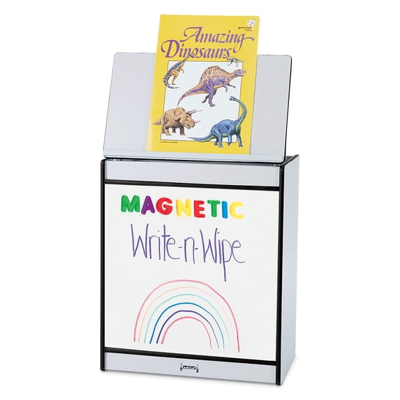 Mobile Big Book Easel - Magnetic Write-n-Wipe - Black