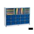thumbnail image 1 of Sectional Cubbie-Tray Mobile Unit - without Trays - Black, 1 of 5