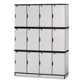 thumbnail image 1 of Stacking Lockable Lockers -  Triple Stack - Black, 1 of 7