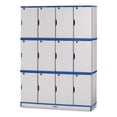thumbnail image 1 of Stacking Lockable Lockers -  Triple Stack - Blue, 1 of 7