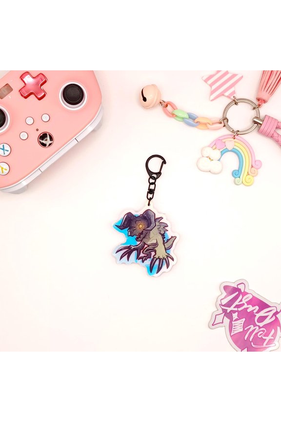Rainbow Acrylic Deathclaw Keychain (1 keychain)