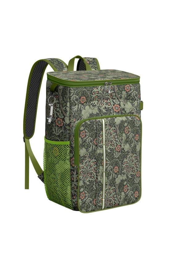 Rainbow Aesthetic Cooler Backpack – Colorful Leak-Proof Insulated Lunch Bag with Bohemian Style for Men, Women, Students & Family Trips