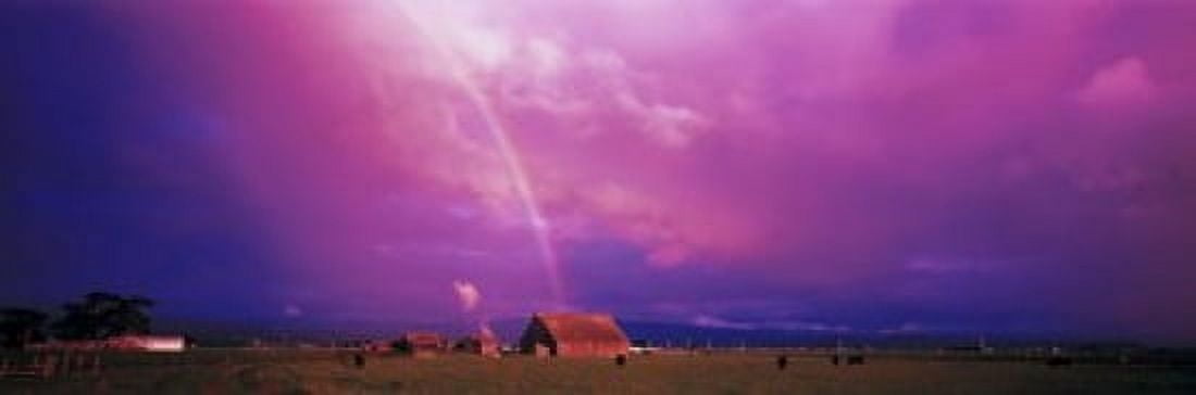 Rainbow Arcata CA USA Canvas Art - Panoramic Images (18 x 6)