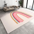 thumbnail image 1 of Rainbow Area Rug Boho Rainbow Design Indoor Non-Slip Kids Rugs, with Non-Slip Backing Floor Carpet for Boys and Girls Bedroom Dormitory Decoration 4x5ft, 1 of 7