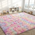 thumbnail image 1 of Kentaly Fluffy Soft Area Rug, Plush Rugs for Girls Bedroom,Shaggy Rugs for Kids Playroom, Kawaii Princess Rug, Fuzzy Rugs for Nursery Baby Toddler(5'x8' Pink-Rectangle), 1 of 10
