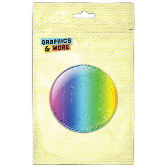 Rainbow Artsy Refrigerator Button Magnet