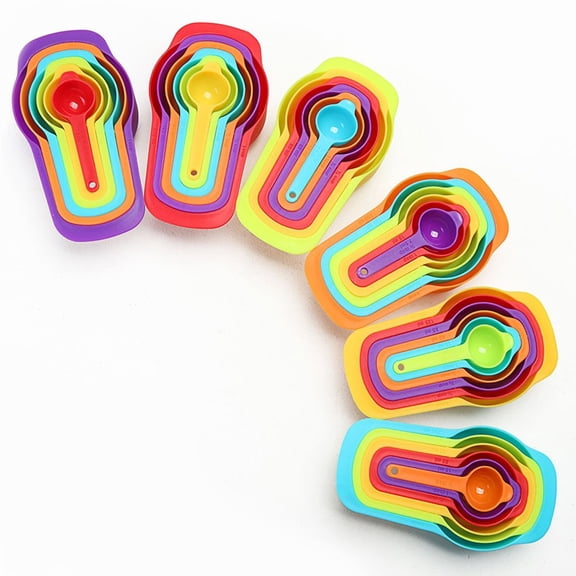 Rainbow Assorted Measuring Cup Set