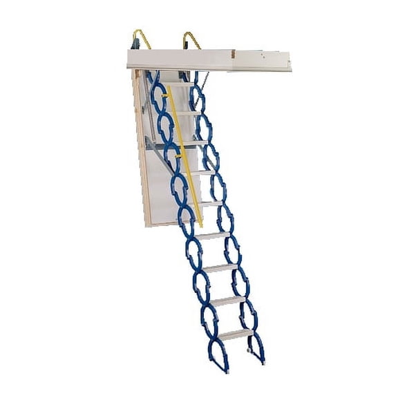 Rainbow Attic Stair Prestige Telescoping Attic Ladder - Blue