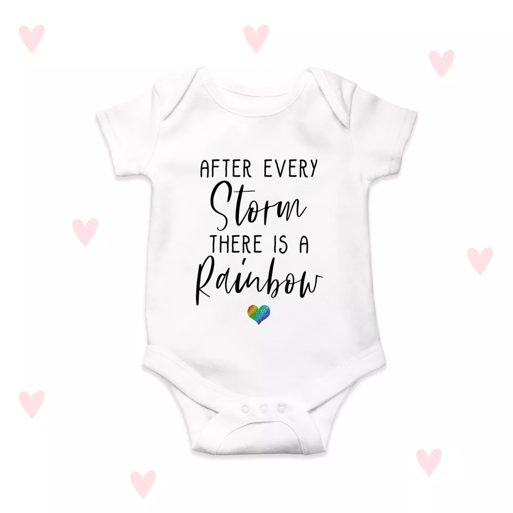 Rainbow Baby Gifts Baby Bodysuit After Every Storm Cute Baby ...