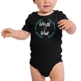 thumbnail image 1 of Rainbow Baby One-Piece, Newborn Baby Rompers, Jumpsuit Baby Clothing - Worth The Wait, 1 of 3