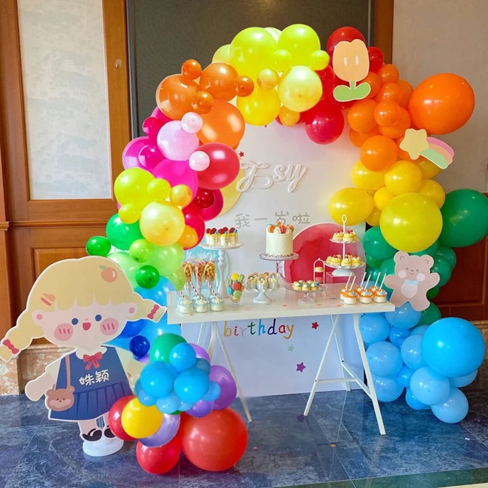 Classic Rainbow Balloon Garland Kit - Kids Rainbow Birthday Party  Decorations, St Patrick's Day Rainbow Balloon Decoration, Gay Wedding  Balloon Backdrop, Gay Pride Rainbow Decoration - GenWoo Shop - GenWooShop