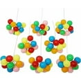 thumbnail image 1 of Rainbow Balloon Cluster Cake & Cupcake Decorative Topper & Pick - 8 Clusters Per Pack, 7 Inch Long, 1 of 1