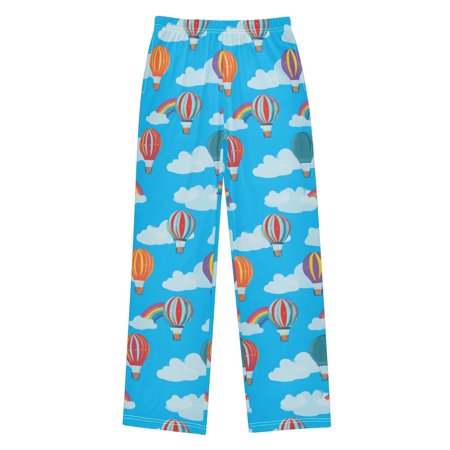 Rainbow Balloon Ride Pajama Pants Soft Lightweight Lounge Pants Bottoms Sleep Pants Warm Comfy