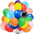 thumbnail image 1 of 50pcs Multicoloured Balloons Party Balloon, Natural Balloons Pack Round Latex Ballon Colorful Balloons for Party Decoration, Birthday, Weddings, Anniversary, Baby Shower, Arch Decoration, 1 of 9