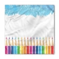 thumbnail image 1 of Rainbow Bandana, Multicolor Gradient Pencils, Unisex Head and Neck Tie, by Ambesonne, 1 of 1