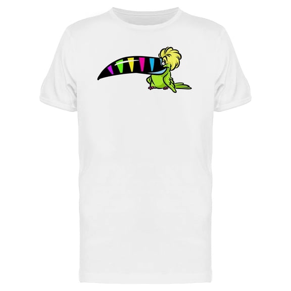 Rainbow Beak Toucan T-Shirt Men -Image by Shutterstock, Male Large