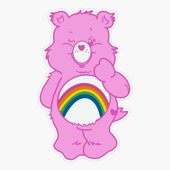 Rainbow Bear Cute Animal Sticker