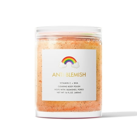 Rainbow Beauty Anti Blemish Body Polish Scrub 16oz