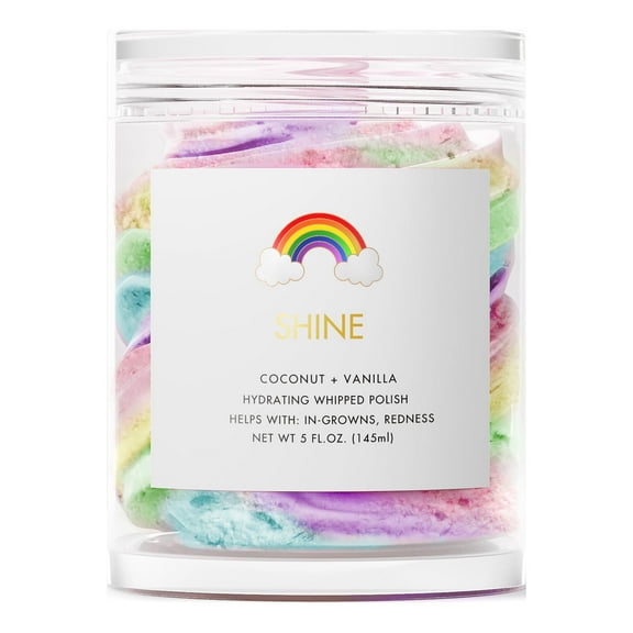 Rainbow Beauty Shine Shave Body Polish Scrub 5oz
