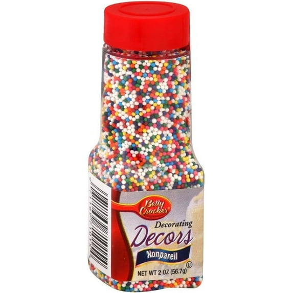 Rainbow - Betty Crocker Nonpareils Sprinkles 2oz