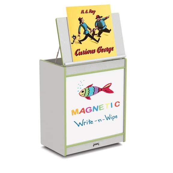 Mobile Big Book Easel - Magnetic Write-n-Wipe - Key Lime Green