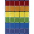 thumbnail image 1 of Rainbow Blocks 7'8' x 10'9' Area Rug In Color, 1 of 1