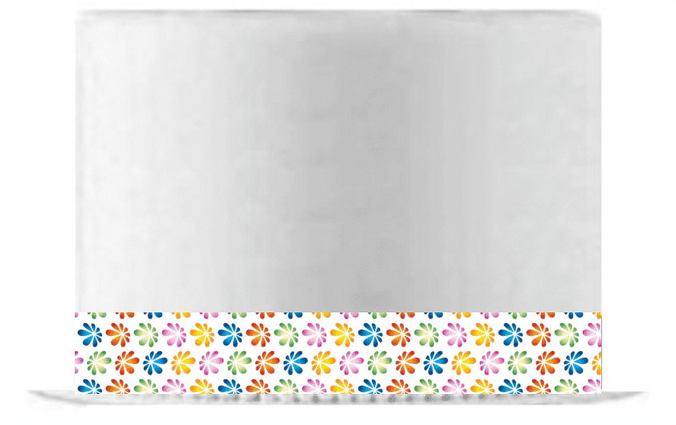Rainbow Blossom Edible Cake Decoration Ribbon -6 Slim Strips - Walmart.com