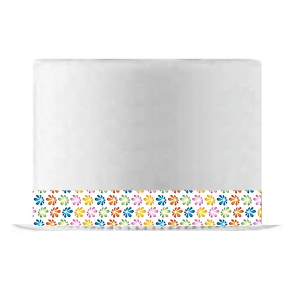 Rainbow Blossom Edible Cake Decoration Ribbon -6 Slim Strips