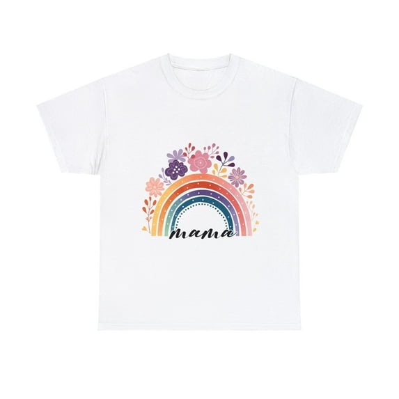Rainbow Boho Mama Shirt, Mother's day Gift, Mom's Day Rainbow ID-0206-HLMS