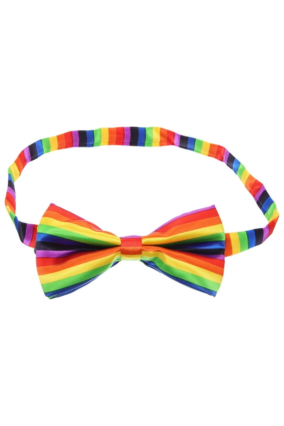 Rainbow Bow Tie Formal Bowtie Men Pre-tie Bow Tie Tuxedo Shirt Bowtie for Party