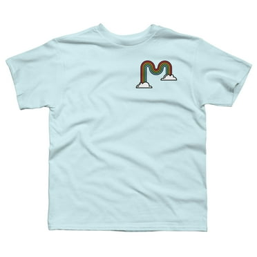 Rainbow Boys Light Blue Graphic Tee - Design By Humans  L