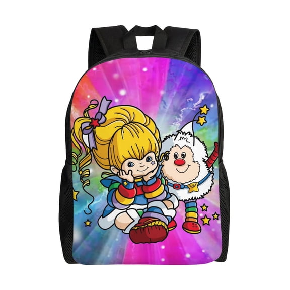 Rainbow Bri-te Lightweight Backpack Daypack Large Capacity Backpacks Adjustable Shoulder Straps Bags Travel Hiking