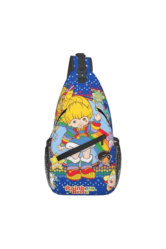Rainbow Bri-te Lightweight Cross Chest Bag Diagonally Sling Bag Crossbody Backpack Shoulder Bag Sports Outdoor